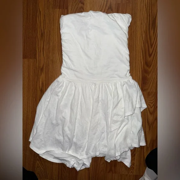 White Strapless Dress Aerie - Picture 2 of 4